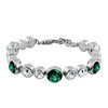 Dyrberg/Kern Calice Bracelet, Gold & Emerald