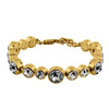 Dyrberg/Kern Calice Bracelet, Gold & Grey Multi