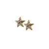 Dyrberg/Kern Cana Star Earrings, Gold & Grey