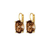 Dyrberg/Kern Chantal Earrings, Gold & Brown