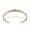 Dyrberg/Kern Compliments Crystal Bangle, Gold