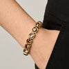 Dyrberg/Kern Conian Bracelet, Gold & Brown