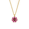 Dyrberg/Kern Delise Necklace, Gold & Pink Multi