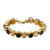 Dyrberg/Kern Elaine Bracelet, Gold & Black