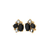 Dyrberg/Kern Emma Earrings, Gold & Black