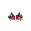 Dyrberg/Kern Emma Earrings, Gold Multi