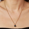 Dyrberg/Kern Ette Crystal Necklace, Gold & Black