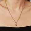 Dyrberg/Kern Ette Crystal Necklace, Gold & Brown