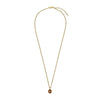 Dyrberg/Kern Ette Crystal Necklace, Gold & Brown