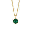 Dyrberg/Kern Ette Crystal Necklace, Gold & Emerald Green