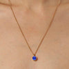 Dyrberg/Kern Ette Crystal Necklace, Gold & Sapphire