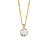 Dyrberg/Kern Ette Crystal Necklace, Gold