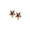 Dyrberg/Kern Gemini Star Earrings, Gold Multi