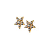 Dyrberg/Kern Gemini Star Earrings, Gold & Grey