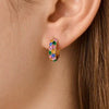 Dyrberg/Kern Heidi Huggie Hoops, Gold Multi