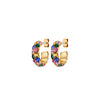 Dyrberg/Kern Heidi Huggie Hoops, Gold Multi