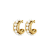 Dyrberg/Kern Helen Pearl Hoops, Gold