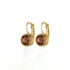 Dyrberg/Kern Louise Earrings, Gold & Brown