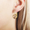 Dyrberg Kern Louise Earrings, Golden Shadow