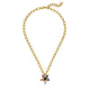 Dyrberg/Kern Sagitta Necklace, Gold Multi