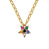 Dyrberg/Kern Sagitta Necklace, Gold Multi