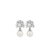 Dyrberg/Kern Veronica Pearl Earrings, Silver