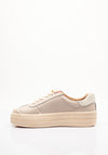 Drilleys Sixty Eight Platform Trainers, Beige