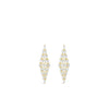 Absolute Statement CZ Embellished Earrings, Gold