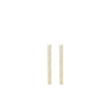 Absolute Linear Dangle Earrings, Gold