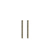 Absolute Linear Dangle Earrings, Gold & Black