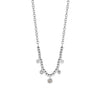 Newbridge Ti Amo Light Peach Necklace, Silver