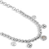 Newbridge Ti Amo Light Peach Necklace, Silver