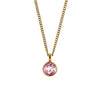 Dyrberg/Kern Ette Vintage Rose Crystal Necklace, Gold