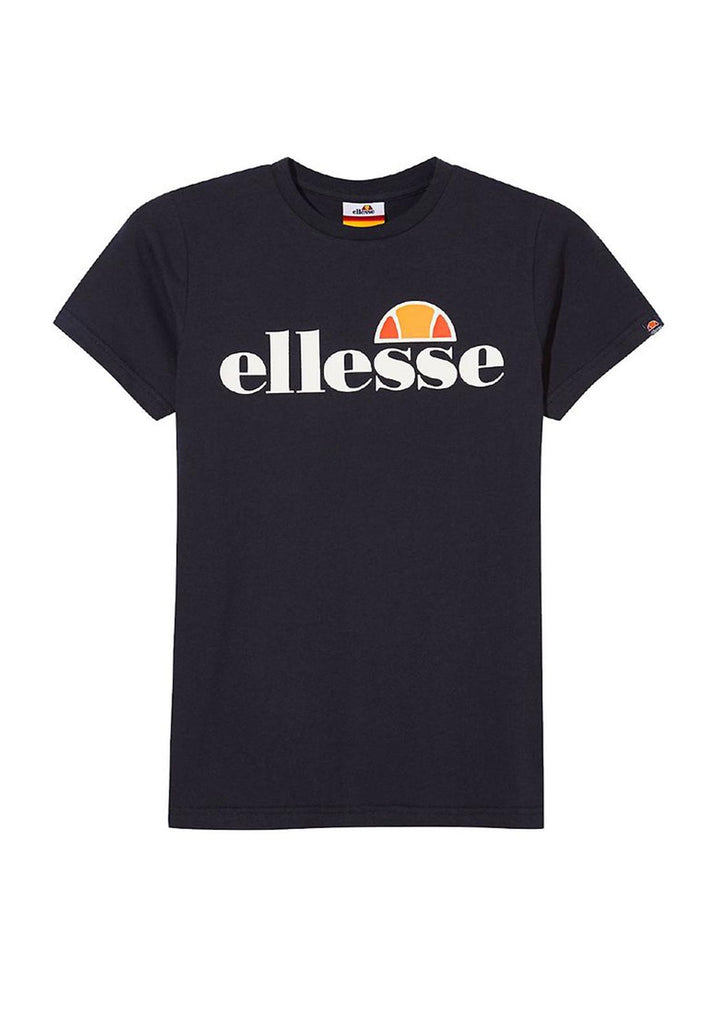 Navy McElhinneys Jena - Girls T-Shirt, Logo Ellesse