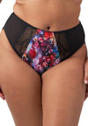 Elomi Lucie High Leg Brief, Cherry Meadow