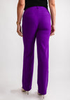 Eva Kayan Straight Leg Trousers, Purple