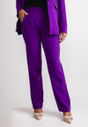 Eva Kayan Straight Leg Trousers, Purple