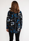 Ever Sassy Geometric Print Jacket, Black