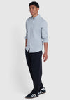 Farah Alban Slim Fit Shirt, Grey Marl