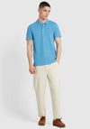 Farah Blanes Polo Shirt, Artic Blue