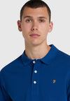 Farah Blanes Polo Shirt, Blue Peony