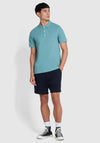 Farah Blanes Polo Shirt, Brook Blue