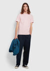 Farah Blanes Polo Shirt, Mid Pink Marl