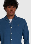 Farah Brewer Denim Slim Fit Shirt, Blue