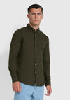 Farah Brewer Slim Fit Oxford Shirt, Evergreen