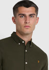 Farah Brewer Slim Fit Oxford Shirt, Evergreen