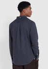 Farah Brewer Plain Slim Fit Shirt, Charcoal