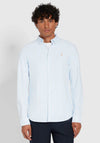 Farah Brewer Stripe Shirt, Sky Blue