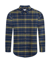 Farah Chambers Check Shirt, Sailor Blue Multi