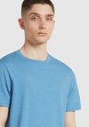 Farah Danny T-Shirt, Artic Blue Marl